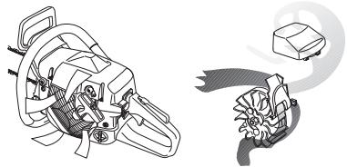 JONSERED CS 2145 S - Zentrifugalreinigung "Air Injection" - 1