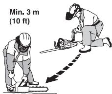 JONSERED CS 2145 S - Sicherer Umgang mit Kraftstoff - 1