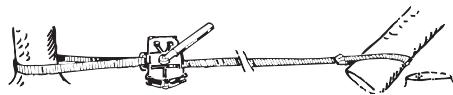 JONSERED CS 2245 - Herunterholen eines gefällten und festgeklemmten Baumstamms - 4