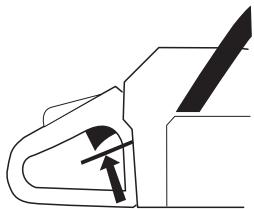 JONSERED CS 2245 - Gashendelvergrendeling - 2