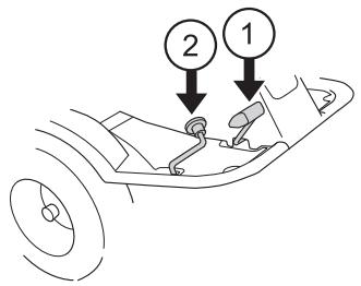 JONSERED FR 2218 FA 4X4 - Pédales d'accélérateur - 1