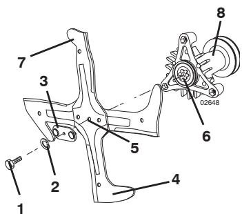 JONSERED LT 2223 CMA2 - Lame avec orifice de fixation central (étoile à six branches) - 1