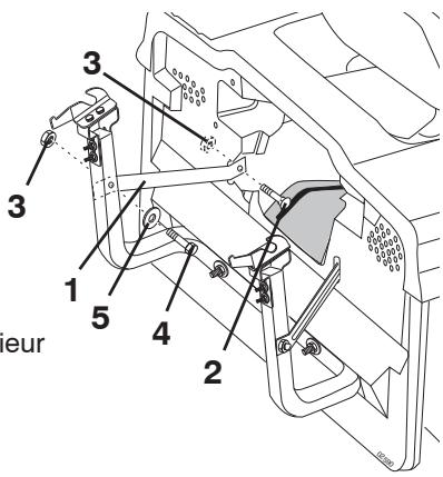 JONSERED LT 2223 CMA2 - Assemblage des composants du collecteur - 3