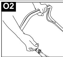 JONSERED 560 - GASHEBEL (falls installiert) - 2