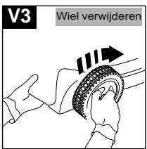 JONSERED 560 - Snijhoogte (door de wielen te verstellen) - 3
