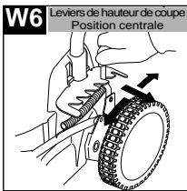JONSERED 560 - Hauteur de Coupe (avec leviers) - 6