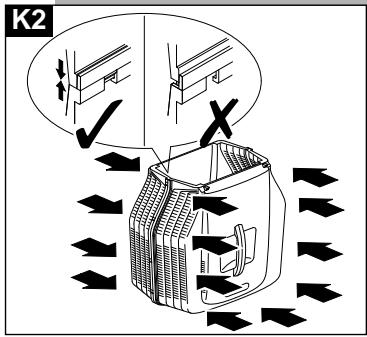 JONSERED 560 - Montaje de la caja recogecésped - Caja de plástico - 2
