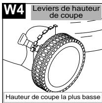 JONSERED 560 - Hauteur de Coupe (avec leviers) - 4