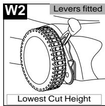 JONSERED 560 - Height of Cut Levers - 6