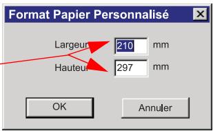 OLIVETTI ARTJET 12 - Impression sur des formats papier personnalisés - 4