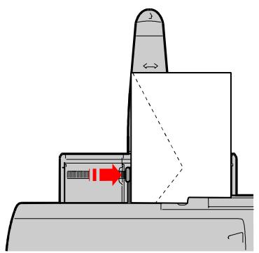 OLIVETTI ARTJET 12 - Chargement du papier dans le canal de l'alimentation manuelle - 4