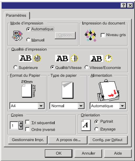 OLIVETTI ARTJET 12 - Ouverture à partir de l'application - 1
