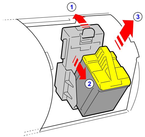 OLIVETTI ARTJET 12 - Remplacement de la tête d'impression - 3