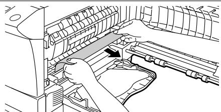 OLIVETTI COPIA 9915D - A : bourrage dans la zone d'alimentation du papier - 2