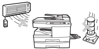 OLIVETTI COPIA 9915D - N'installez pas le copia 9915D dans des endroits : - 4