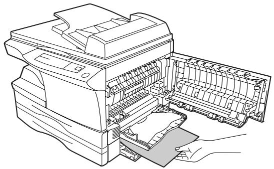 OLIVETTI COPIA 9915D - D : bourrage dans la zone inférieure d'alimentation papier - 1