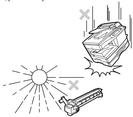 OLIVETTI COPIA 9915D - N'exposez pas la cartouche de tambour aux rayons directs du soleil. - 1