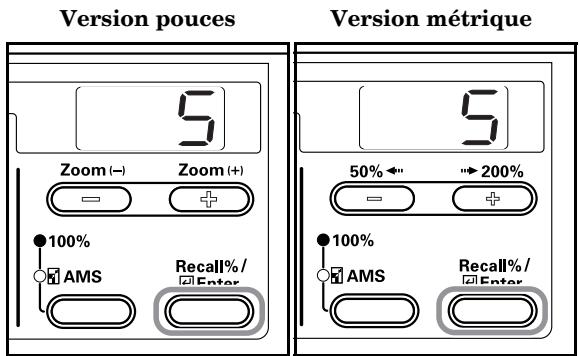 OLIVETTI D-COPIA 200 - Appuyez sur la touche zoom (+) ou zoom (-) et sélectionnez le temps de transition au mode silencieux. - 1