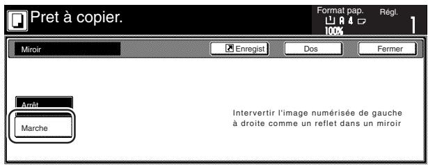 OLIVETTI D-COPIA 45 - Produire des copies avec des images en miroir [mode d'image en miroir] - 5