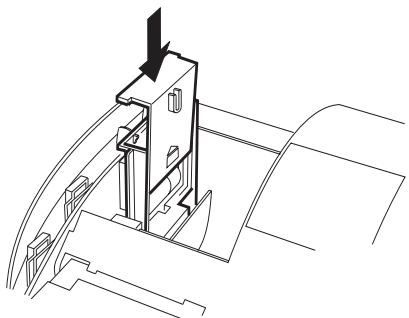 OLIVETTI ECR 2350 - Installation et remplacement des piles - 4