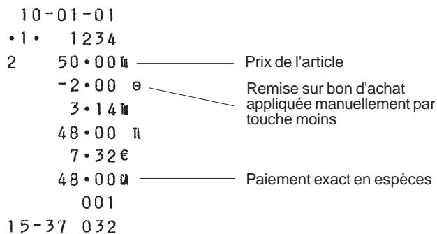 OLIVETTI ECR 2350 - Remise sur bon de réduction - 1