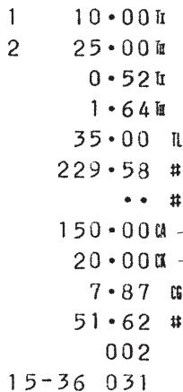 OLIVETTI ECR 2350 - Paiement en devise locale en espèce et par chèque en euro avec calcul de la monnaie - 2