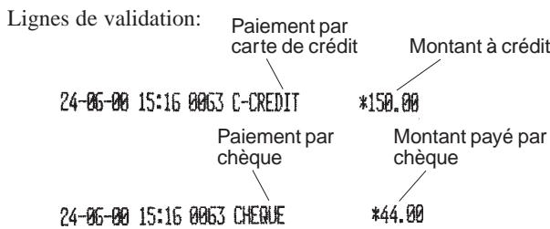 OLIVETTI ECR 2550 - Validation d'un document - 1