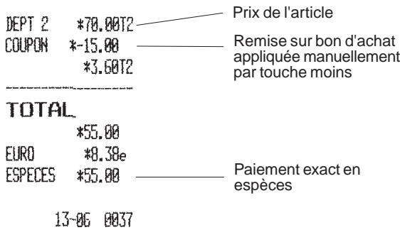 OLIVETTI ECR 2550 - Remise sur bon de réduction - 2