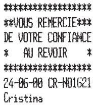 OLIVETTI ECR 2550 - Remise sur le total de la vente - 1