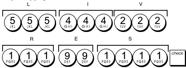OLIVETTI ECR 5700 - Utilisation du clavier numérique - 1