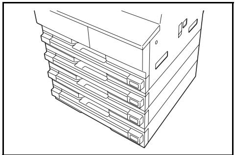 OLIVETTI D-COPIA 2200MF - Placement des originaux sur la glace d'exposition - 3
