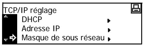 OLIVETTI D-COPIA 2200MF - Définition du masque de sous-réseau - 1