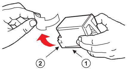 OLIVETTI ARTJET 22 - Inserimento delle testine di stampa - 2