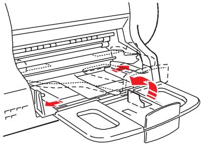 OLIVETTI ARTJET 22 - llægning af små formater i den primaere fremfører - 1