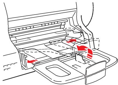 OLIVETTI ARTJET 22 - Caricamento di formati piccoli dall'introduuttore principale - 2
