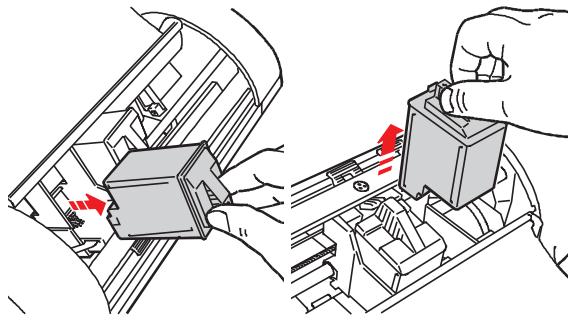 OLIVETTI ARTJET 22 - Vervangen van de inktpatronen - 4