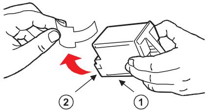 OLIVETTI ARTJET 22 - Inserir as céças de impressão - 2