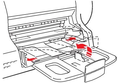 OLIVETTI ARTJET 22 - Laden von schmalformatigen Dokumenten in den Haupteinzug - 2