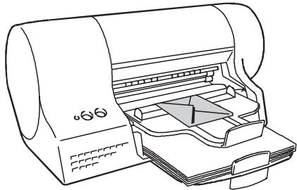 OLIVETTI ARTJET 22 - Laden van papier/enveloppen in de secundaire invoer - 2