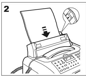 OLIVETTI FAX LAB 210 - Chargement du PAPIER - 2