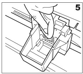 OLIVETTI FAX LAB 210 - Nettoyage des contacts electriques de la TETE d'impression - 5
