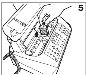 OLIVETTI FAX LAB 210 - Insertion de la TETE d'impression - 5
