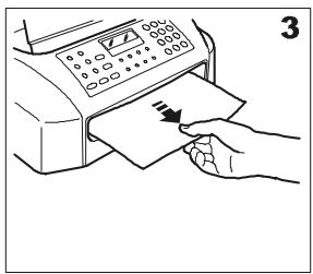 OLIVETTI FAX LAB 210 - Retrait d'un original COINCE ou d'une feuille de PAPIER coincee - 3