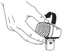 SENNHEISER E904 - Svitare la testa del microfono - 1