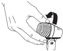 SENNHEISER E904 - Desmontaje del cesto de registrar - 1