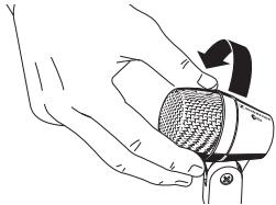 SENNHEISER E904 - Removing the sound inlet basket - 1