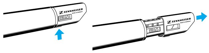 SENNHEISER SKM 3072-U-X 42 - Les émetteurs sennheiser signalent leur niveau de charge au récepteur - 1