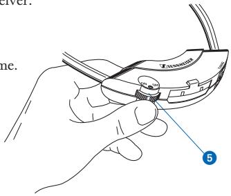 SENNHEISER RS 2400 - ADJUSTING THE RECEIVER CHANNEL - 1
