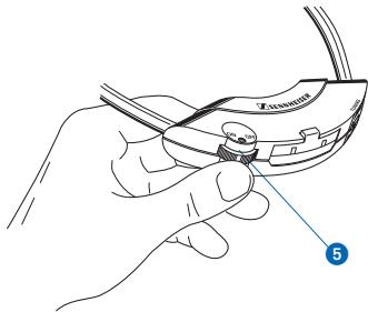 SENNHEISER RS 2400 - IMPOSTAZIONE DEL CANALE DI RICEZIONE - 1