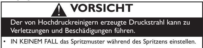 BRIGGS & STRATTON BRIGGS & STRATTON 1950 PSI - Verwendend der einstellbaren Düse - 1